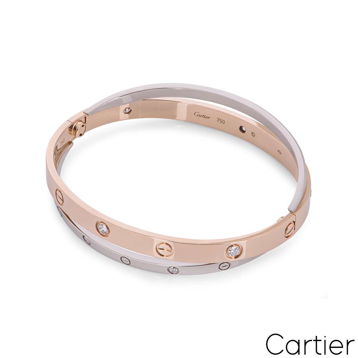 Double love shop bracelet cartier